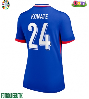 Frankrike Ibrahima Konate #24 Hemmatröja Kvinnor EM 2024 Kortärmad